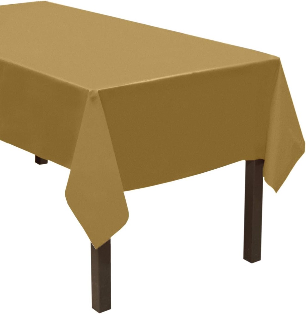 ValuMost Disposable 54" x 108" Plastic Rectangle Table Cover/Tablecloth