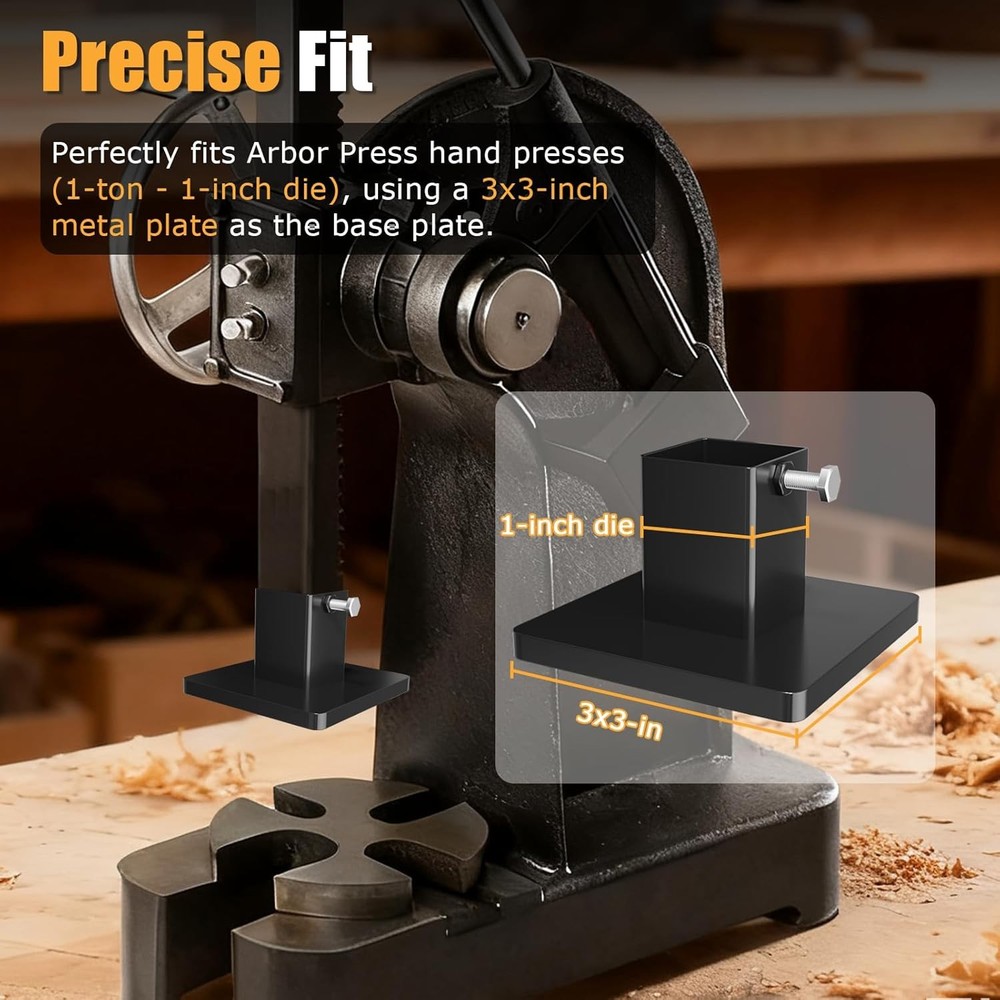 Hand Press Accessory Attachment Foot Compatible with Arbor Press