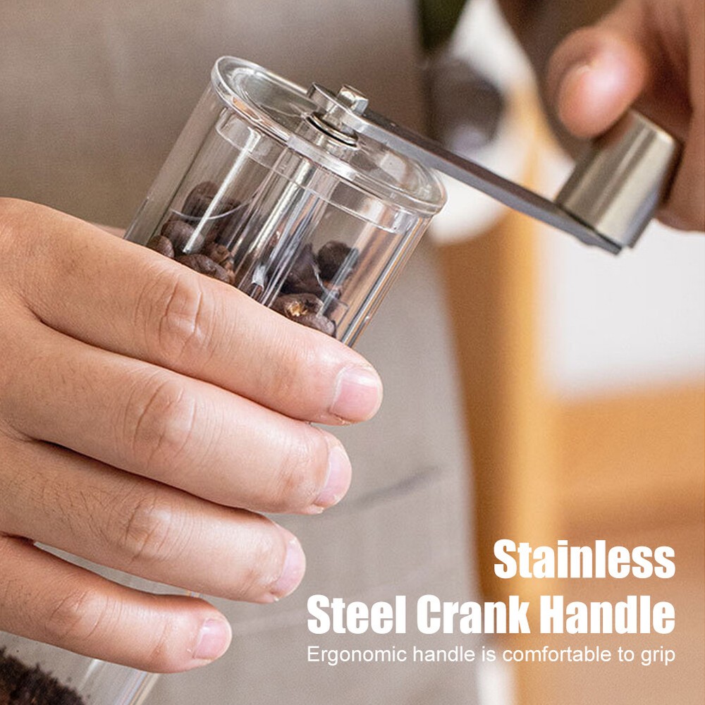 Manual Coffee Grinder Adjustable Setting Detachable Portable Coffee Bean Grinder