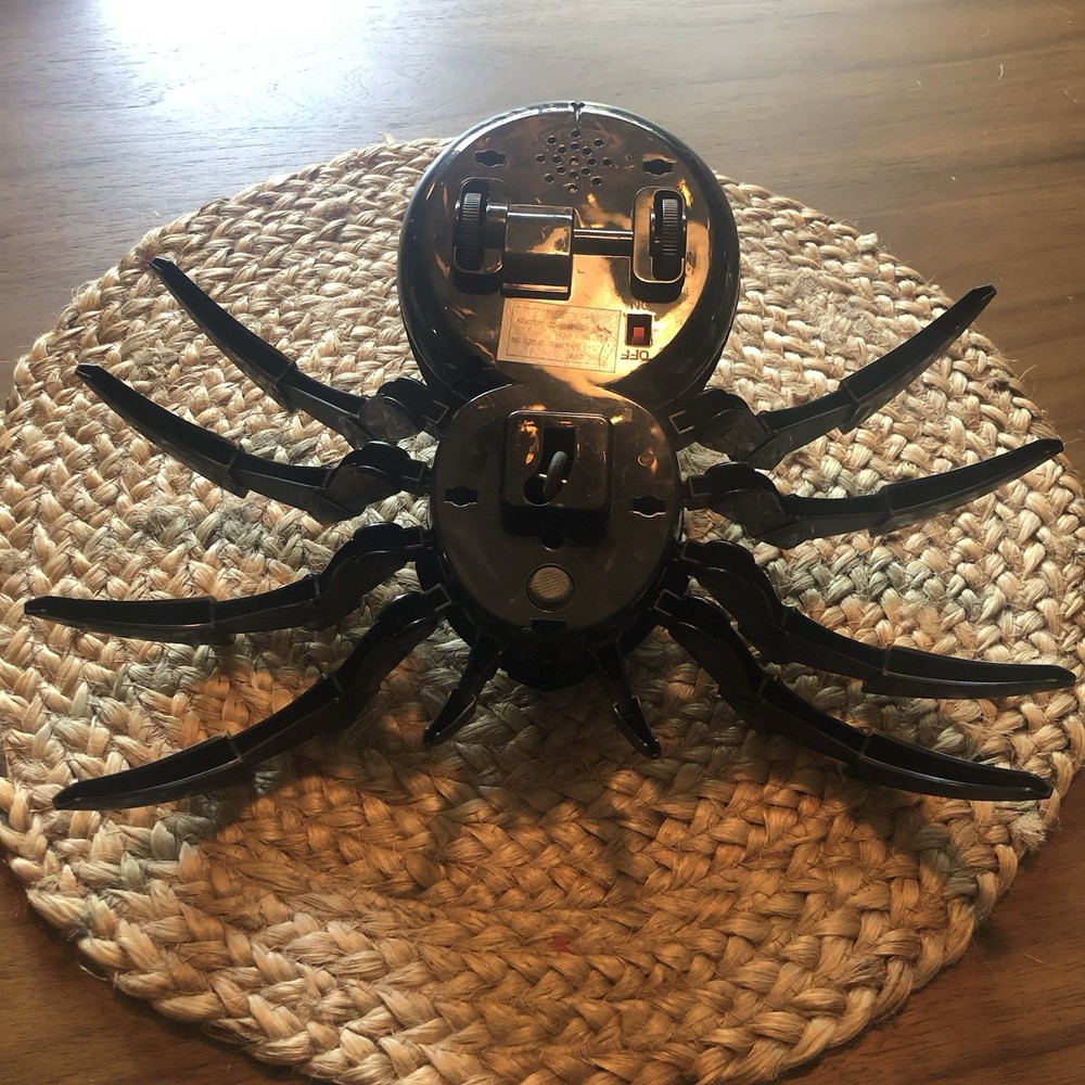 Simulation RC Spray Remote Control Spider Robot Toy Realistic Works DEERC