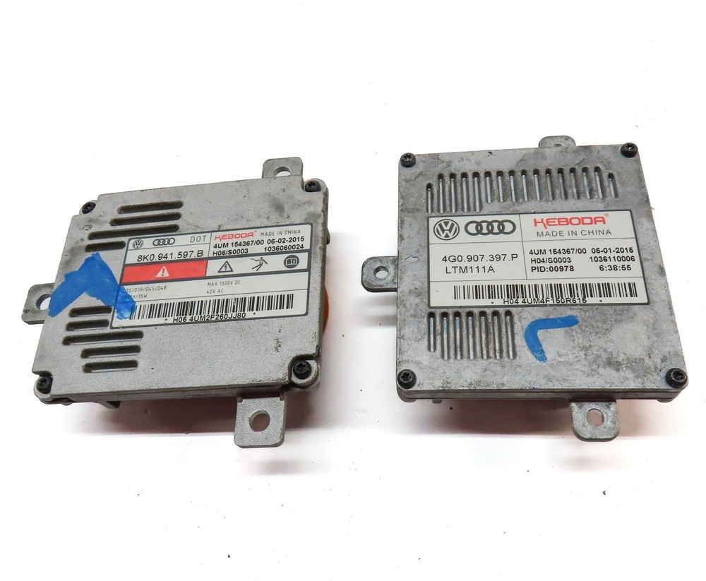 2015 AUDI A3 (8V) FRONT LEFT DRIVER HEADLIGHT LAMP LED BALLAST MODULE SET/2