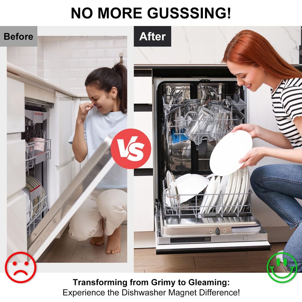 Dishwasher Clean Dirty Magnet Shutter Indicator Strong Adhesive Non Scratch