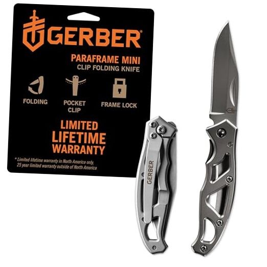Gear Paraframe Mini Pocket Knife, 2.2" Fine Edge Paraframe Mini (Fine Edge)