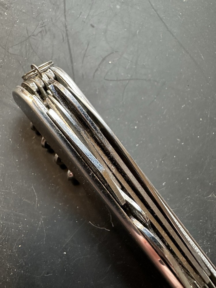 Vintage Stainless 10 Part Multi-Tool Folding Pocket Knife