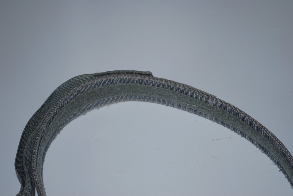 Sage Green Reinforced Web Duty Belt w/inner hook and loop Medium Good Condition