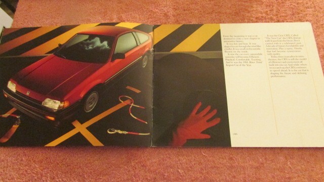 Honda Civic - (1986) - Color Brochures