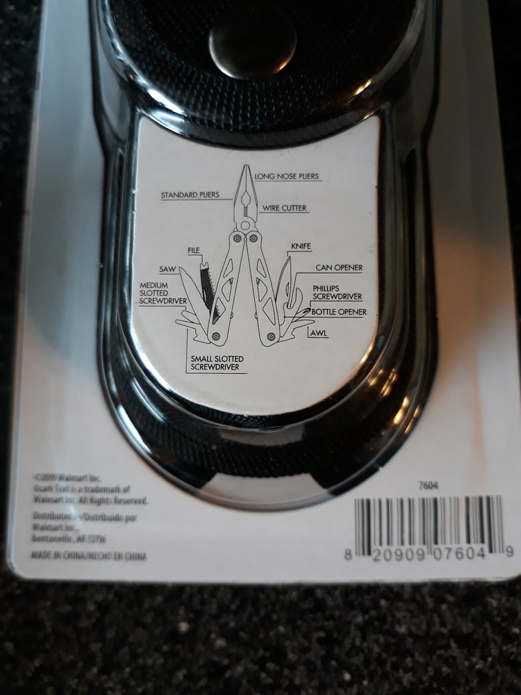 New! Ozark Trail 12-in-1 Multi Tool with Case. Original Packaging