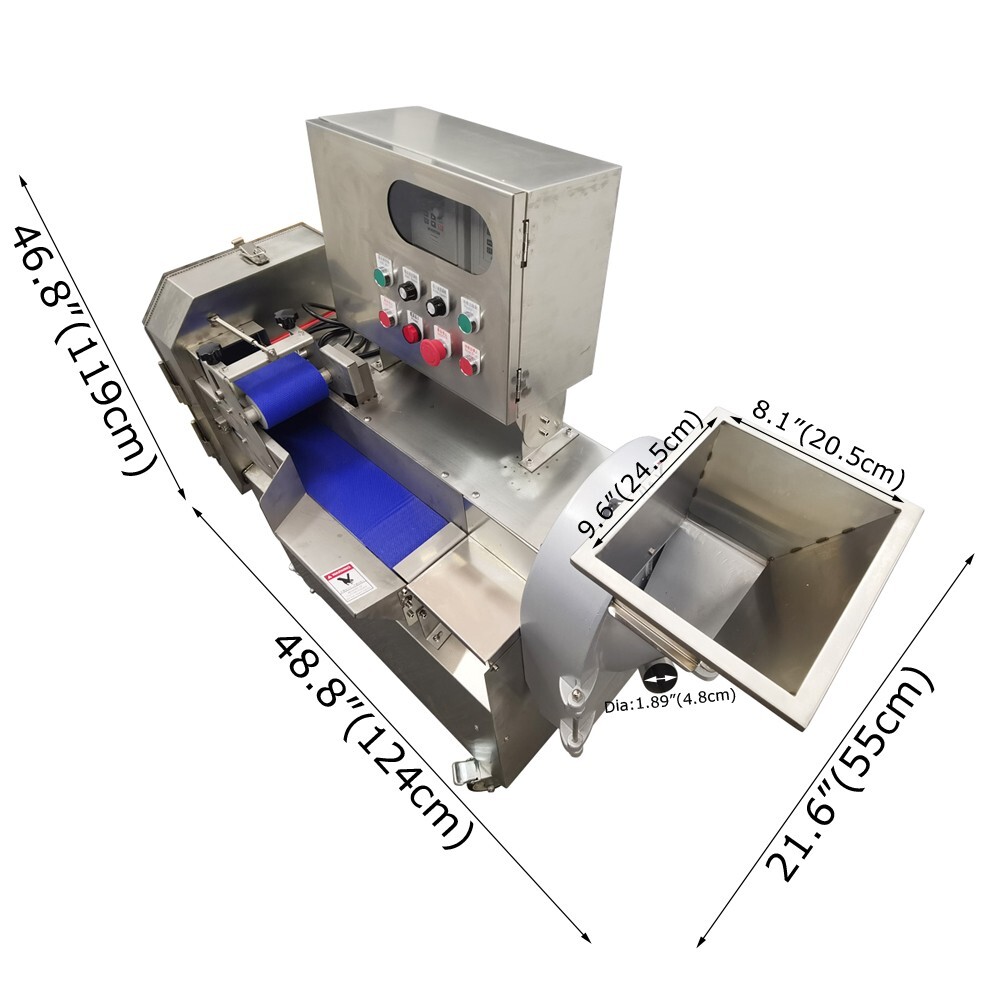 Automatic Vegetable and Fruit Slicing Shredding Dicing Machine 110V 3.7HP