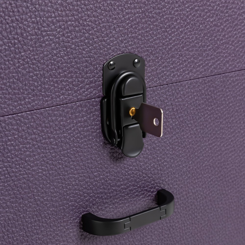 Rolling Makeup Case Beauty Organizer Box Lockable Cosmetic Case Trolley