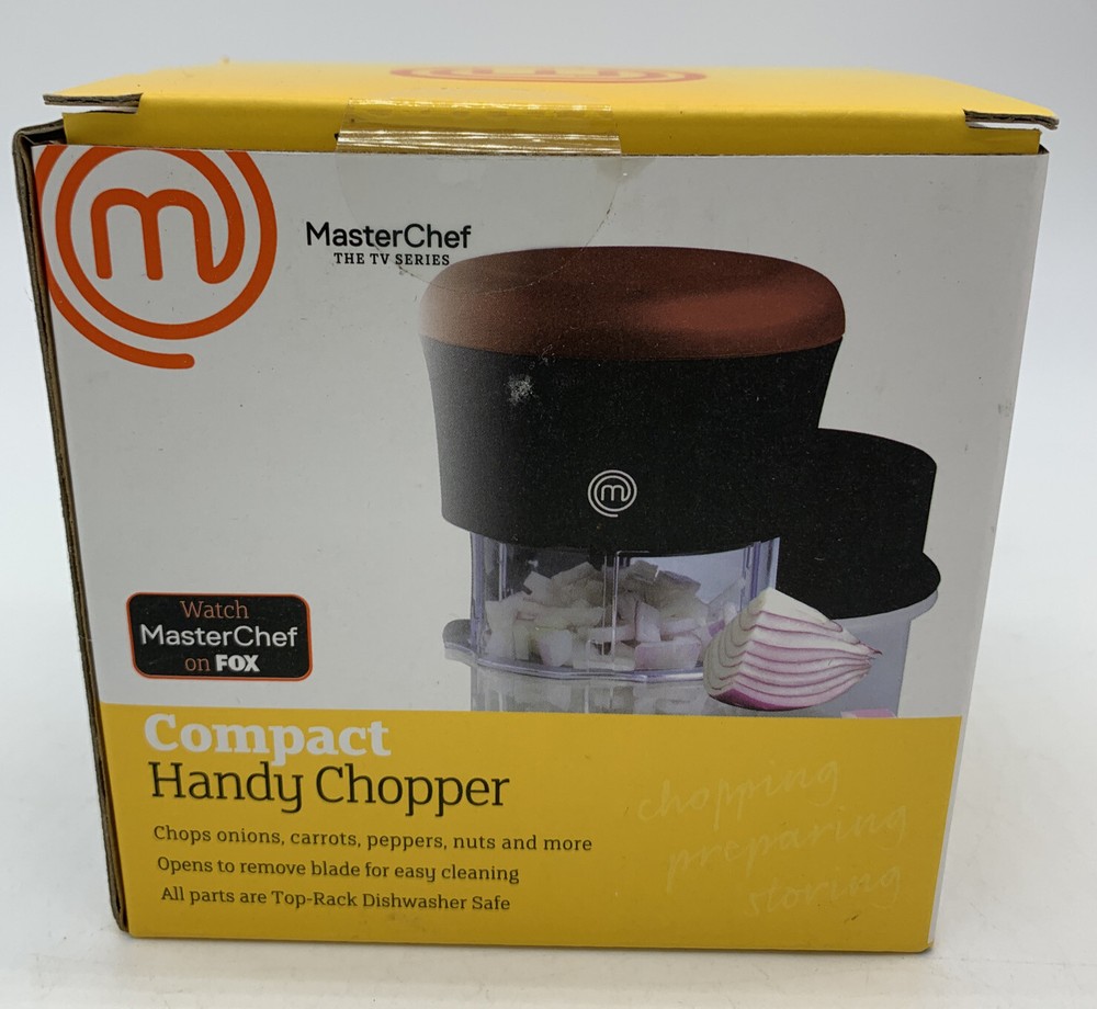 Masterchef Handy Handheld Mini Personal Slap Chopper Easy storage Onions Carrots