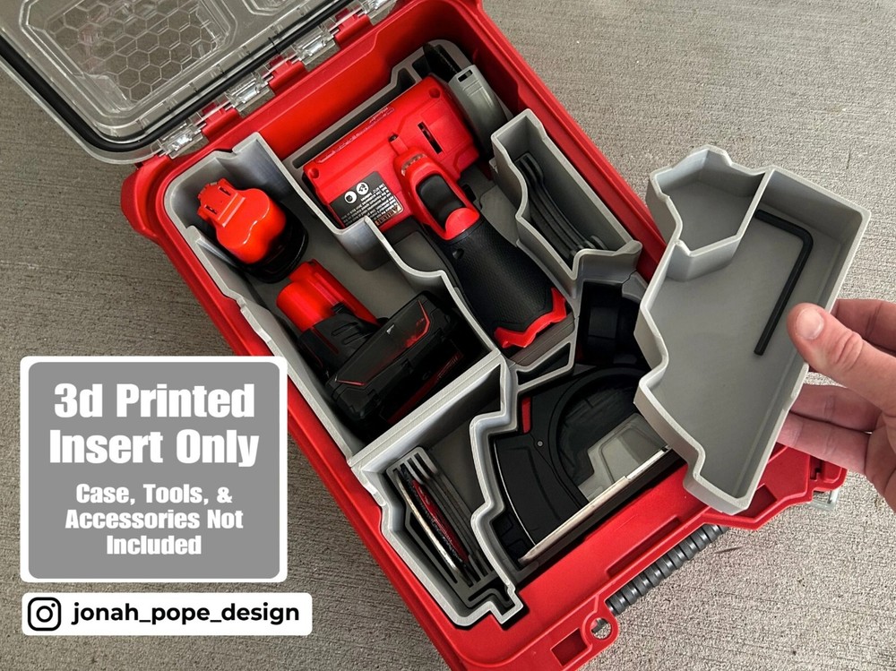 M12 Cut Off Tool Insert for Milwaukee Packout | Jonah Pope (Insert Only)