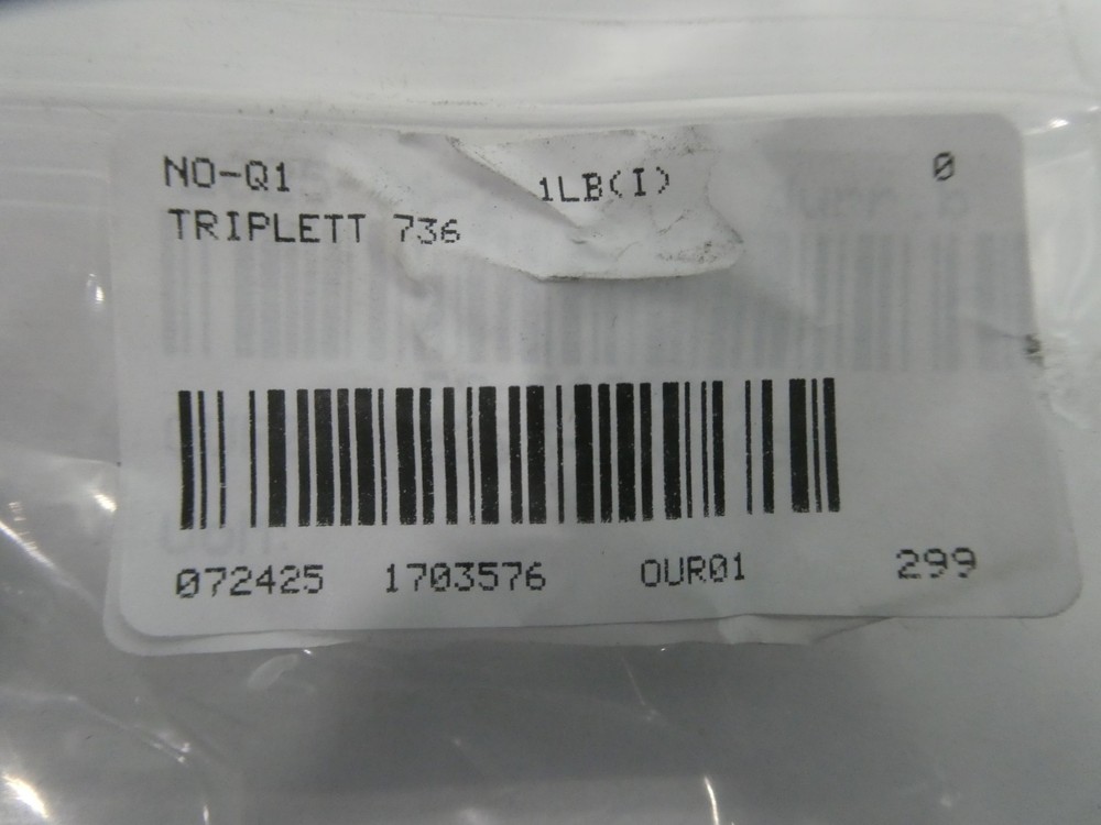 Triplett 736 Ac Amperes Panel Meter 0-200a