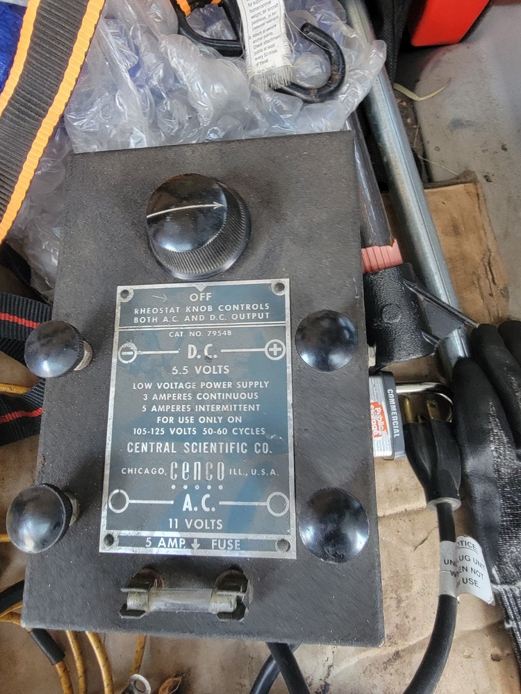 Old CENCO variable reostat.