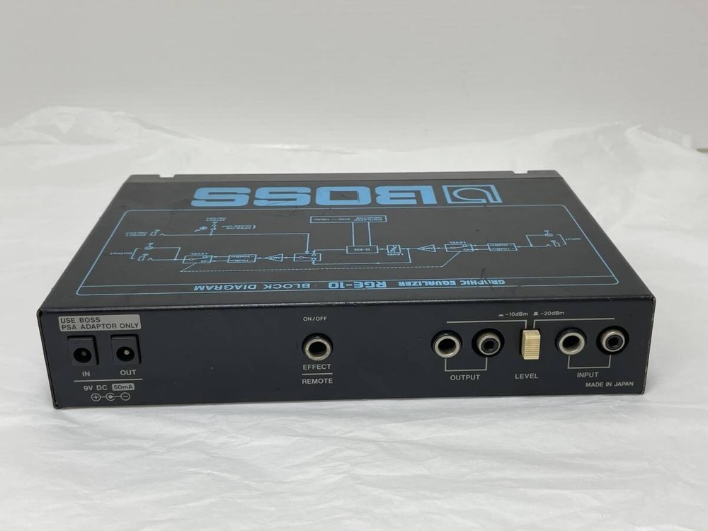 BOSS RGE-10 Graphic Equalizer Micro Rack Guitar Effects