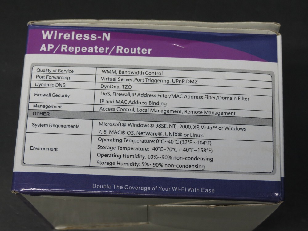 Wireless-N AP/ Repeater /Router - Ships FAST