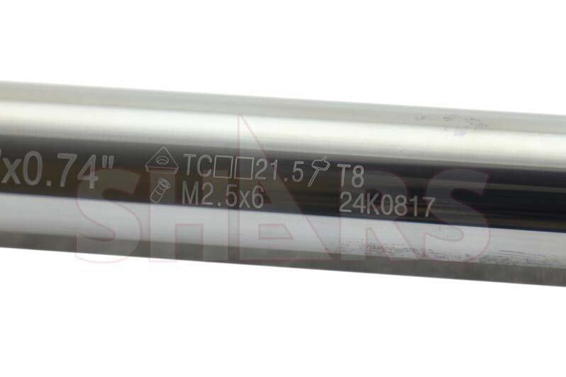 5/8" LH STUCL Coolant Through Indexable Solid Carbide Boring Bar TCMT S]