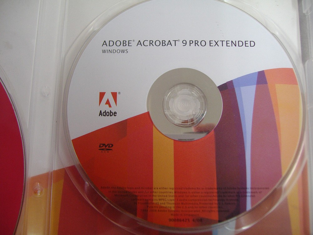 Adobe Acrobat 9 Pro Extended Windows PC Liceensed for 2 PCs =PERMANENT VERSION=