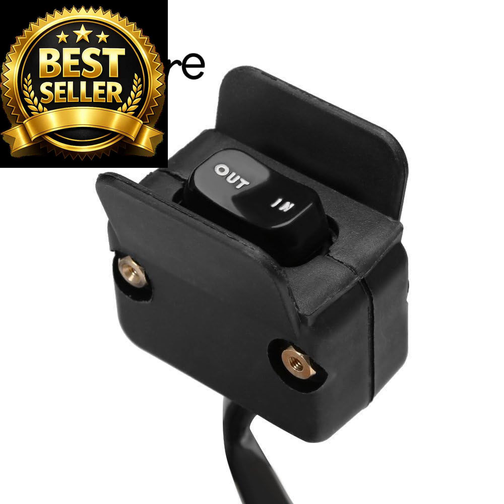 12V Winch Rocker Thumb Switch with Mounting Bracket Handle Bar Control Black