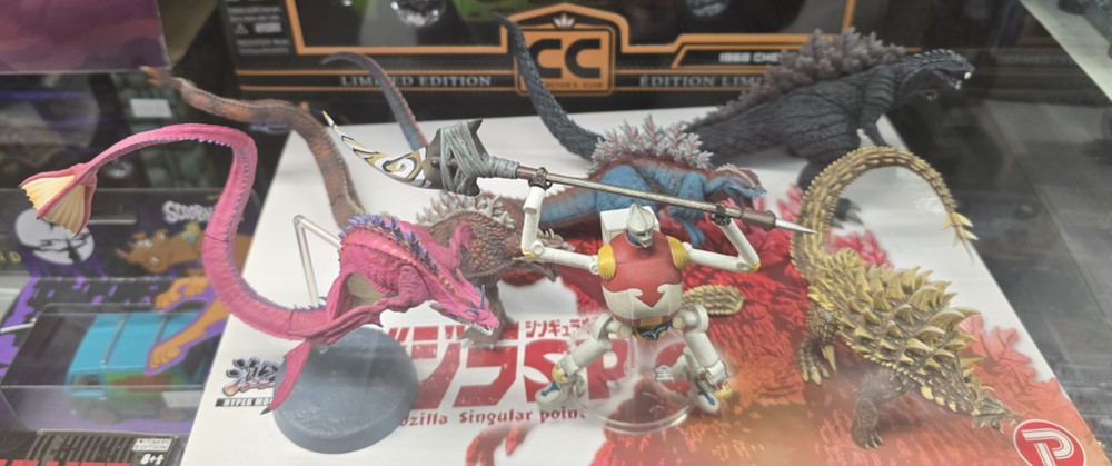 Art Spirits Hyper Modeling Godzilla Singular Point 6 Figures Box "MIB"