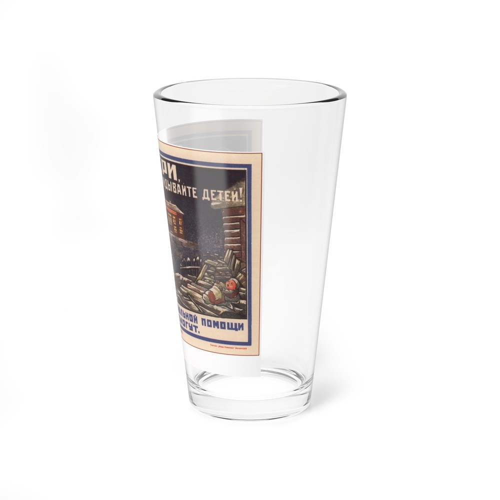 Soviet Era Poster 224 - Pint Glass 16oz