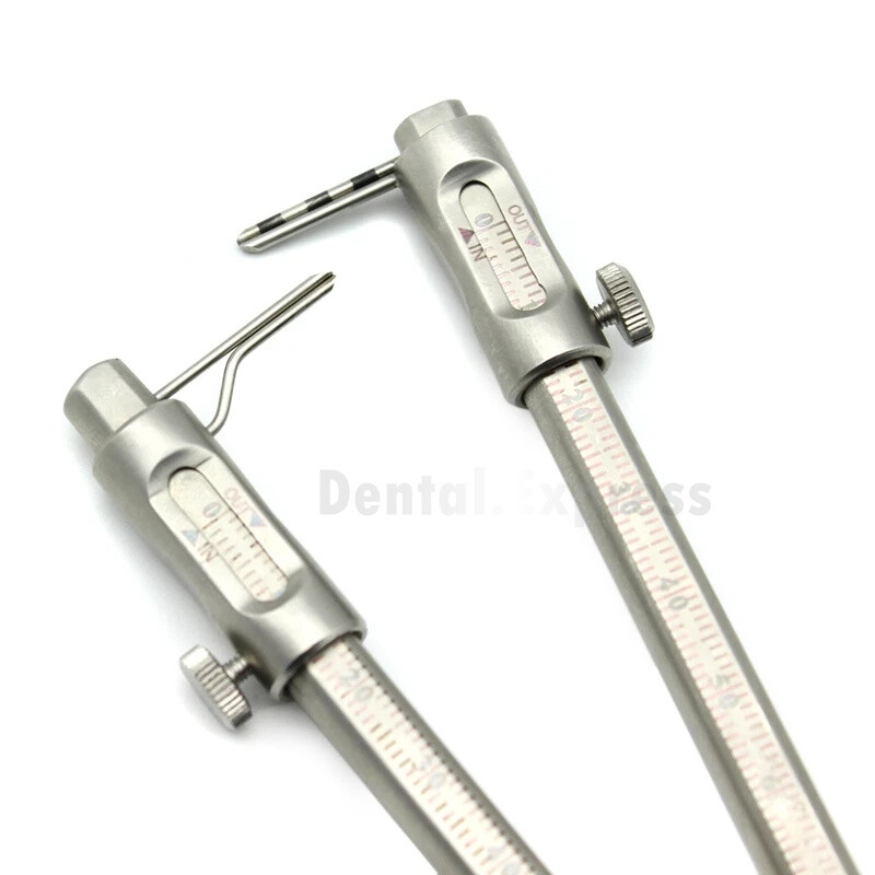 Dental Orthodontic Vernier Caliper Sliding Caliper Indicator Measure Gauge Ruler