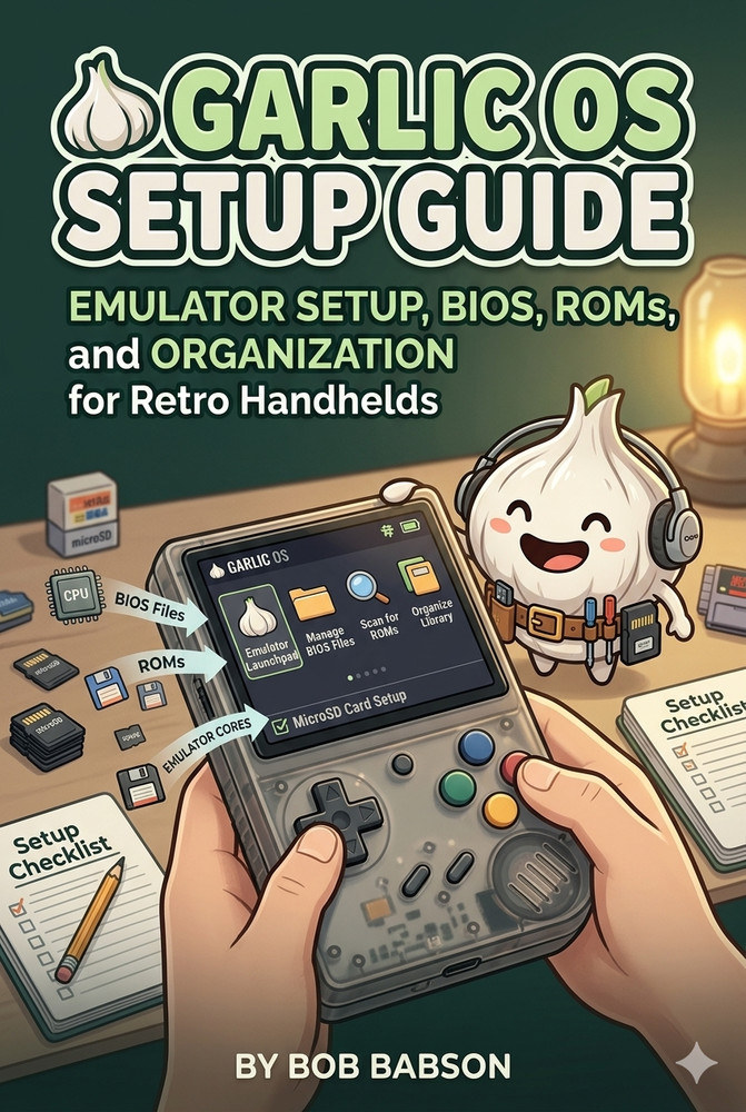 Garlic OS Setup Guide: Emulator Setup, BIOS, ROMs, & Organization Retro Handheld
