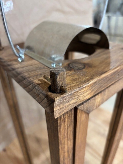CIVIL WAR REENACTMENT WOODEN LANTERN
