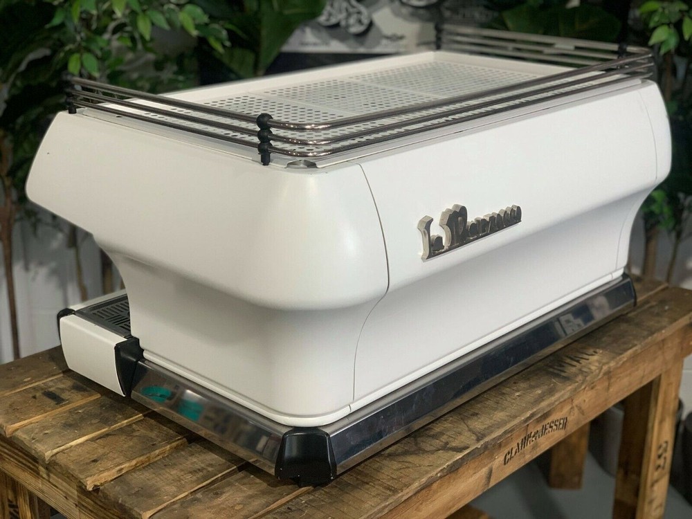 LA MARZOCCO FB80 3 GROUP MATTE WHITE SILVER ESPRESSO COFFEE MACHINE CUSTOM