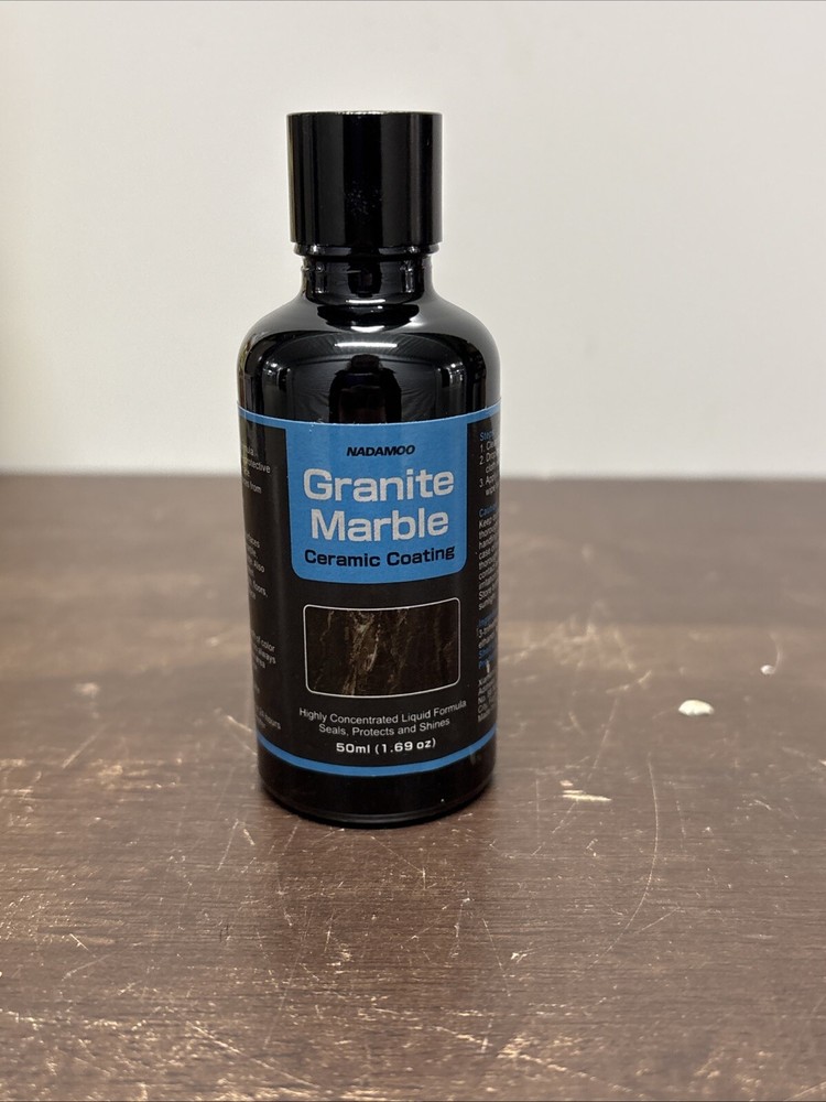 NADAMOO Granite & Marble Ceramic Coating 100ml, Highly Concentrated- Bottle Only