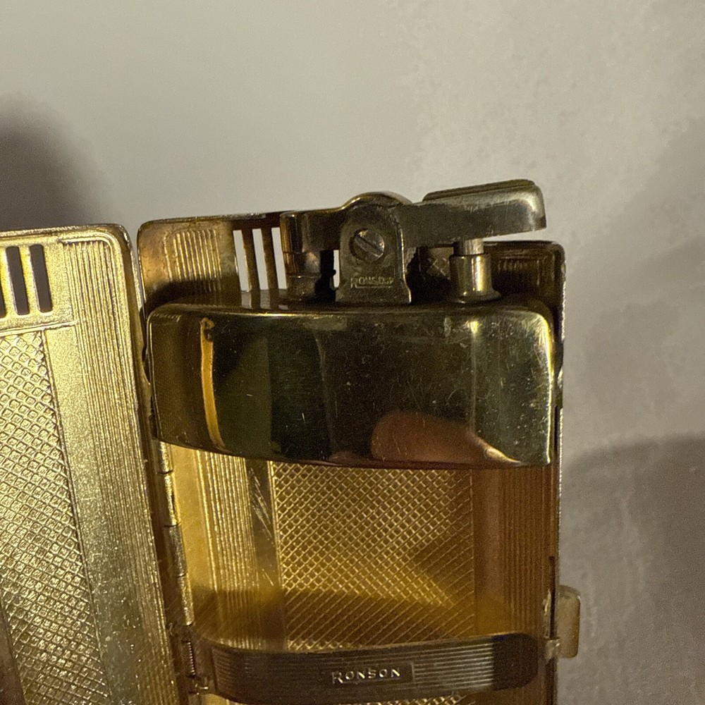 Vintage Ronson Pal Cigarette Case LIGHTER W Box