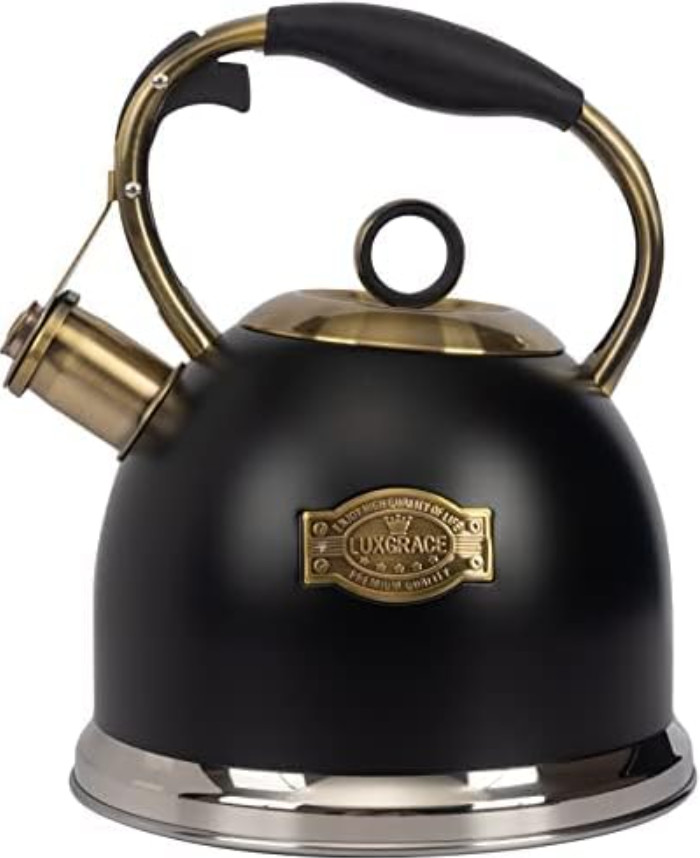 Tea Kettle -3.0 Quart Tea Kettles Stovetop Whistling Teapot Stainless Steel Tea