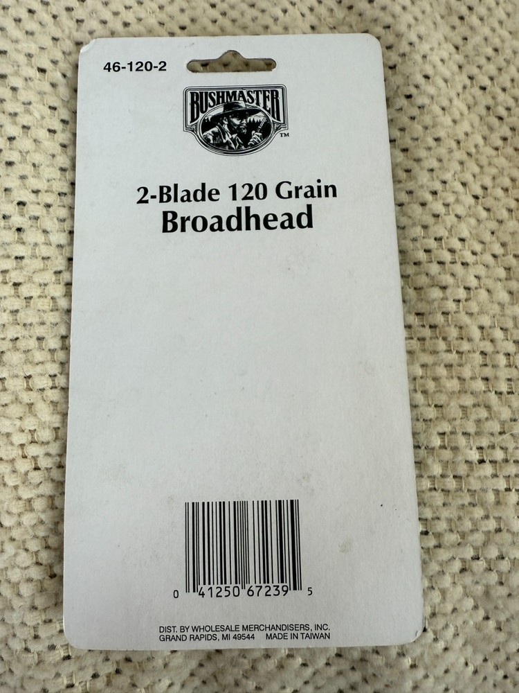 Bushmaster 2 Blade Broadheads