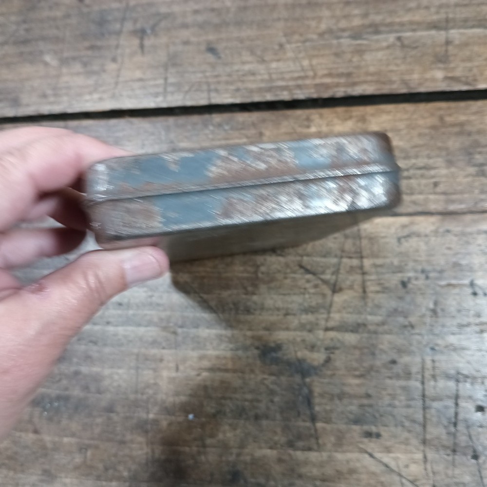 Vintage Snap-On Tools Midget Socket Wrench Set Embossed Metal Case M70 SAE