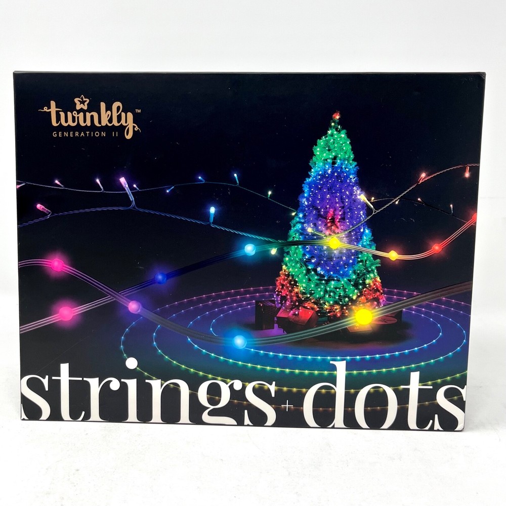 Twinkly - Smart Light 400 RGB LED Light String and 60 Dots (Gen 2) ** NEW **