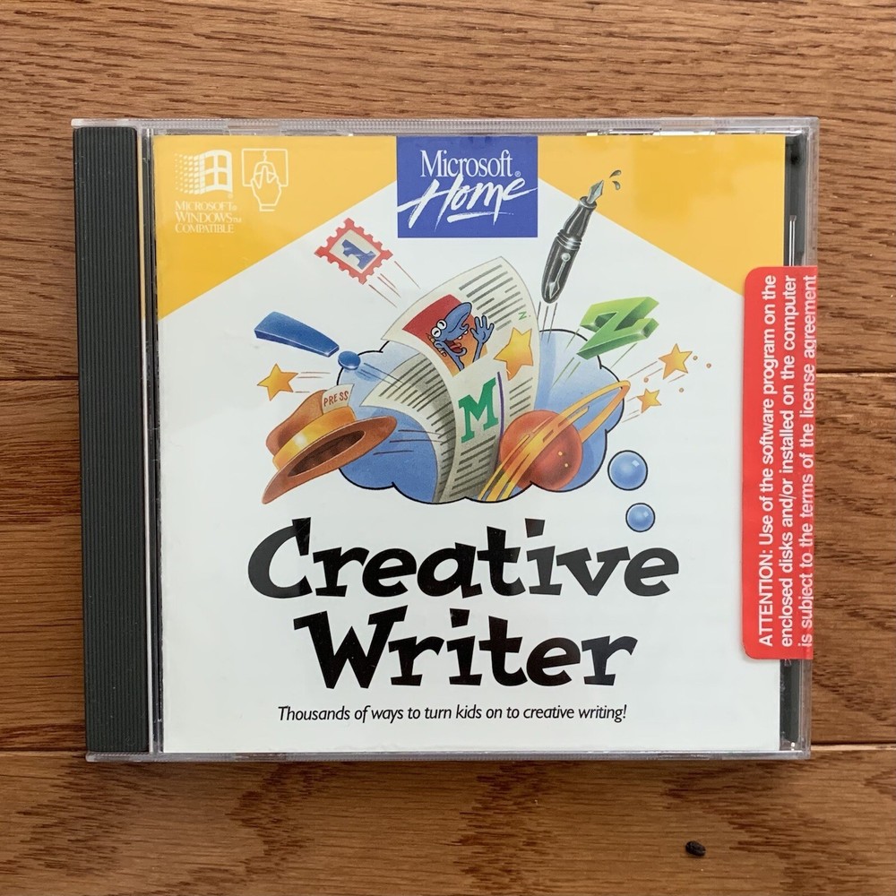 Microsoft Creative Writer    New in Original Sealed CD Case