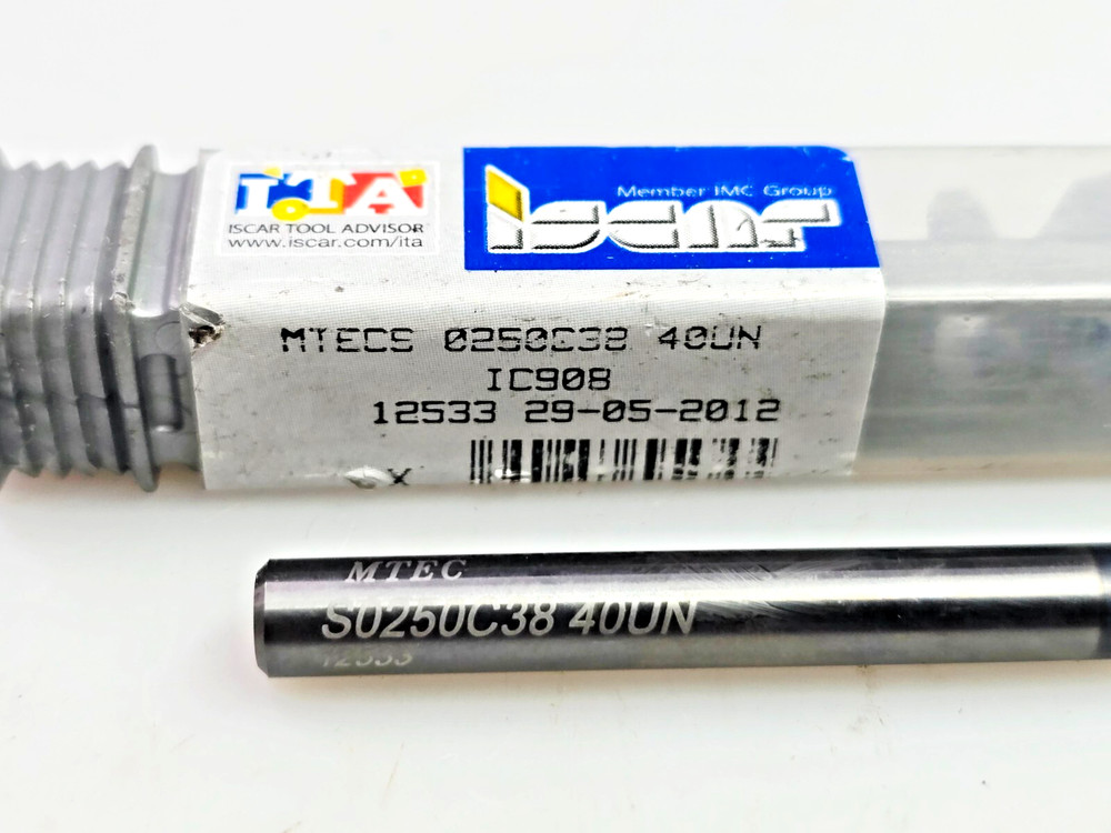 Iscar MTECS 0250C38 40UN IC908 Solid Carbide Thread Mill Internal Threading