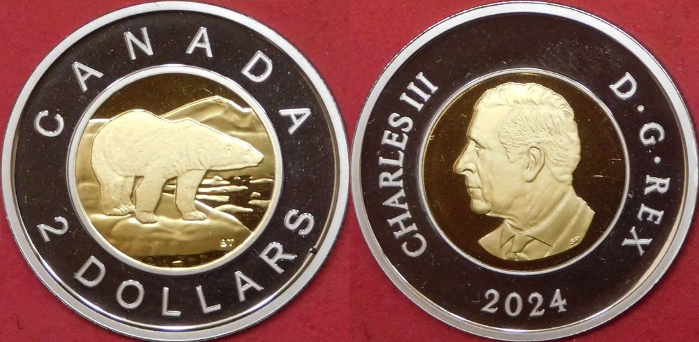 Proof 2024 Canada 2 Dollars From Mint's Set