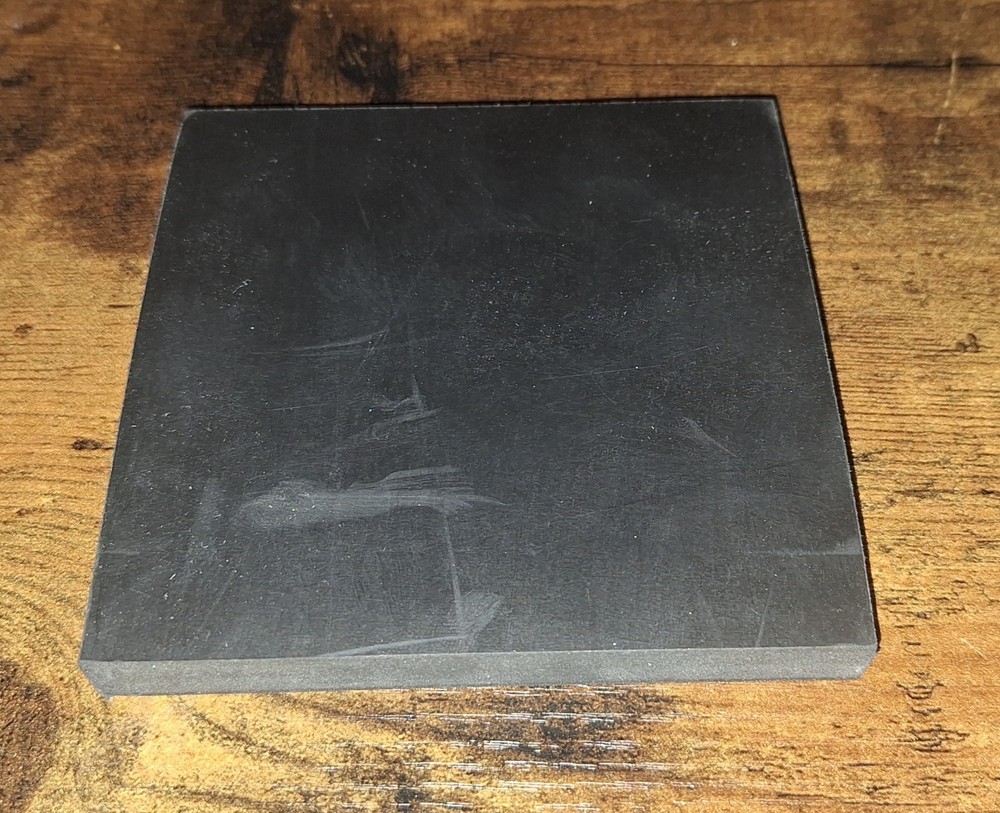 Neoprene Rubber Sheet Solid Thick Pad, 4" x 4", 1/2" Thick