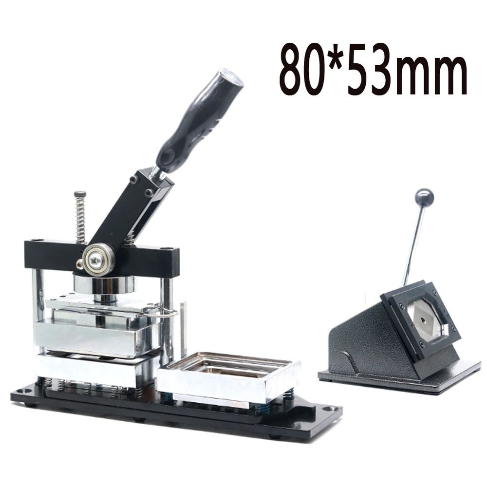 NEW For 80*53mm Fridge Magnet Making Machine Rectangle Button Maker Kit