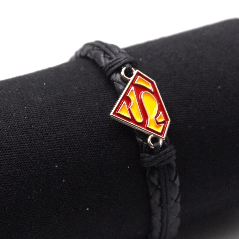 Superman Wrap Handmade String Bracelet Adjustable