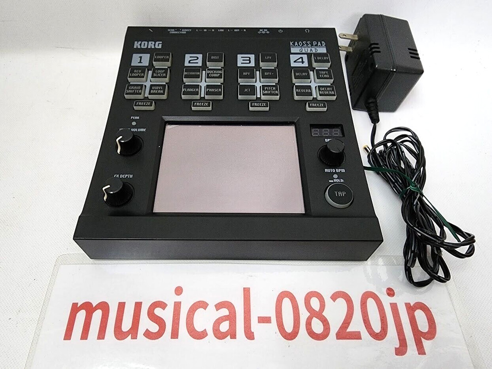 Korg Kaoss KP Pad Quad Dynamic Effect Processor Sampler with adapter
