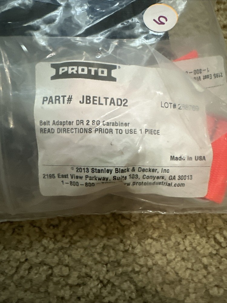 PROTO® TETHERING COMFORT BELT SET. SIZE LARGE (JBELTSET-L)