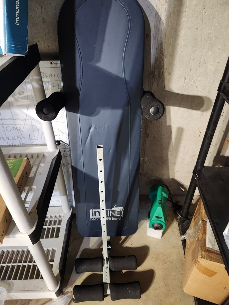 Stamina InLine Back Stretch Bench with Cervical Traction