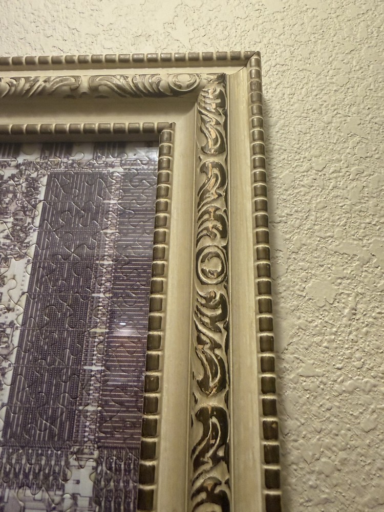 The Intel 8086 Framed Puzzle- An 8-bit Microprocessor Wall Art