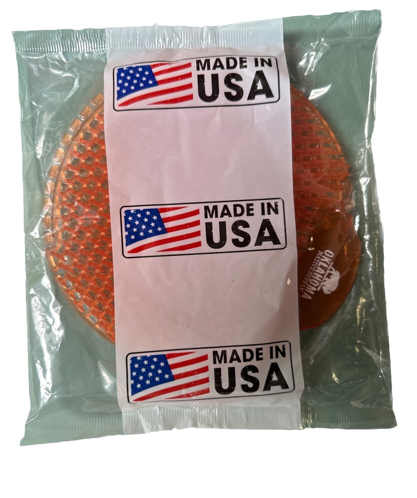Slant7 Urinal Screen, Best Splash Prevention, 30 Day Mango Scent, Ok. Native