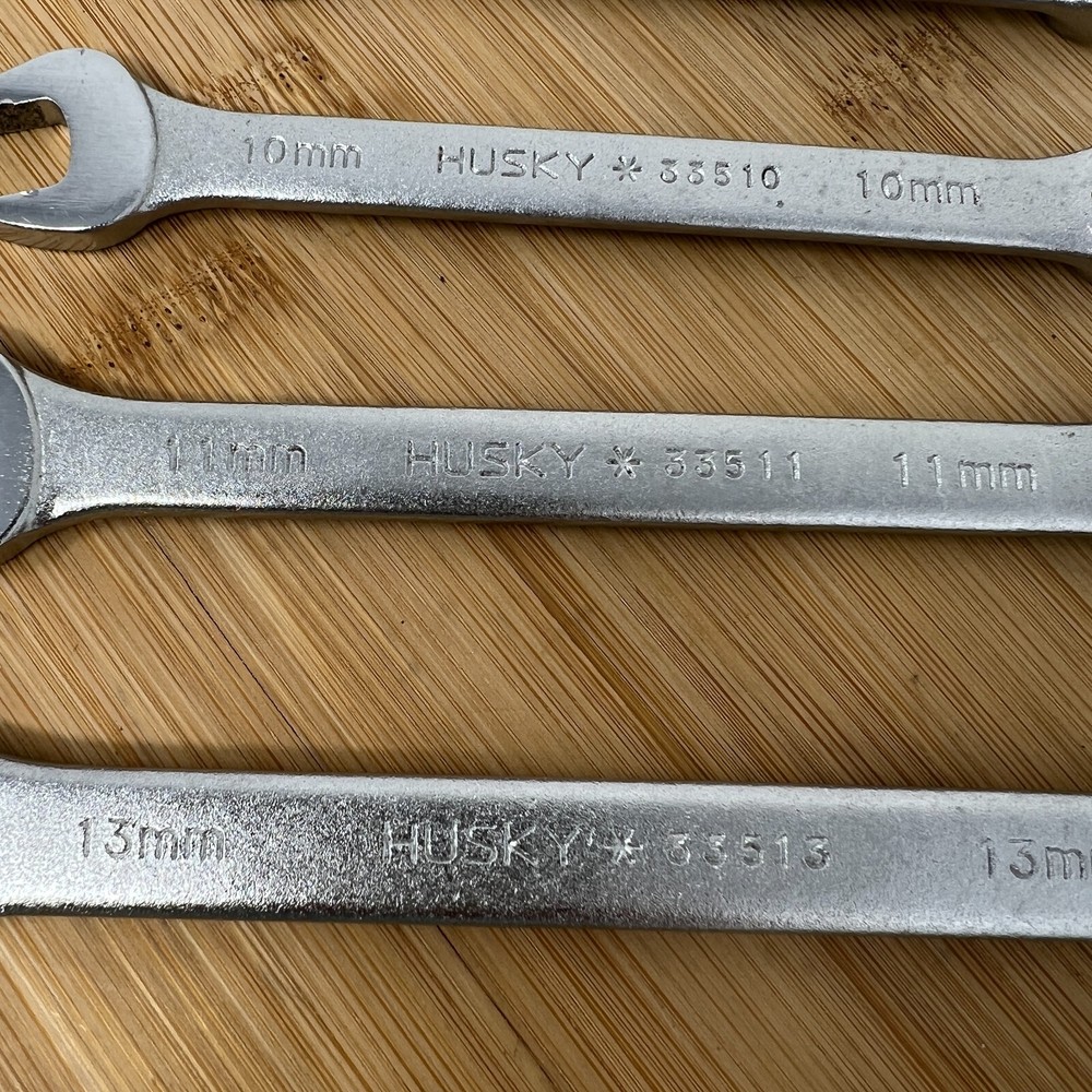 Husky 7 Piece METRIC Open Wrenches Alloy Steel