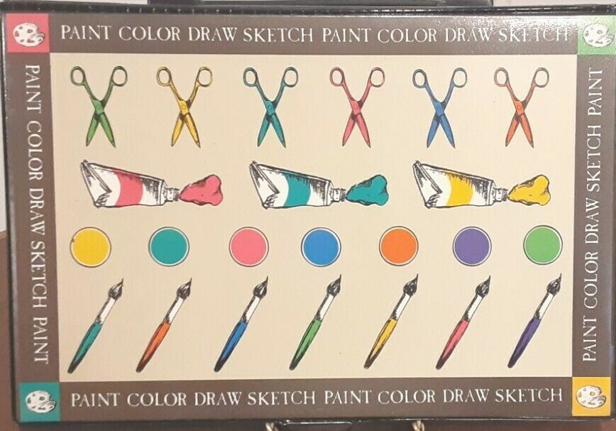 Paint Color Draw Sketch Complete Kit