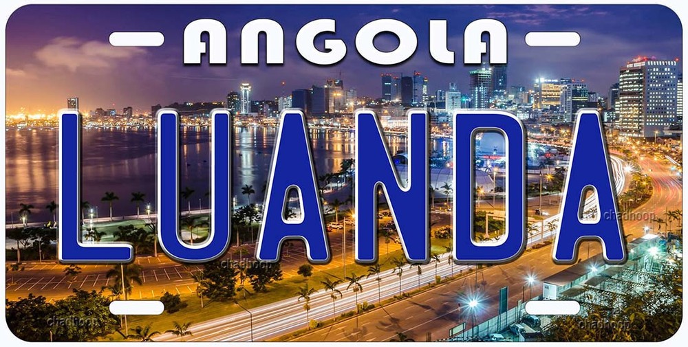 Luanda Angola Novelty Car License Plate
