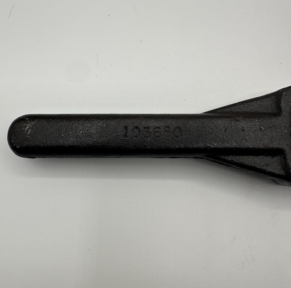 13” Double Handle Cast Iron Square Socket Valve Wrench 1.5” Steampunk