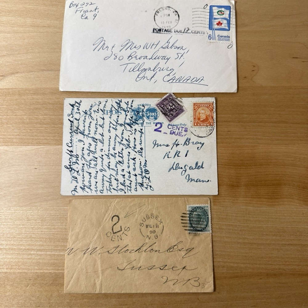 Incredible Canada Postage Due Cover Collection + Embargo, Excise, Rate Increases